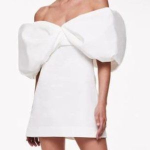 Rachel Gilbert Xavier Dress, White, Size S